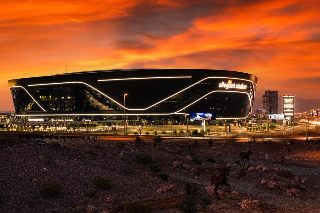 Allegiant Stadium in Las Vegas, Nevada