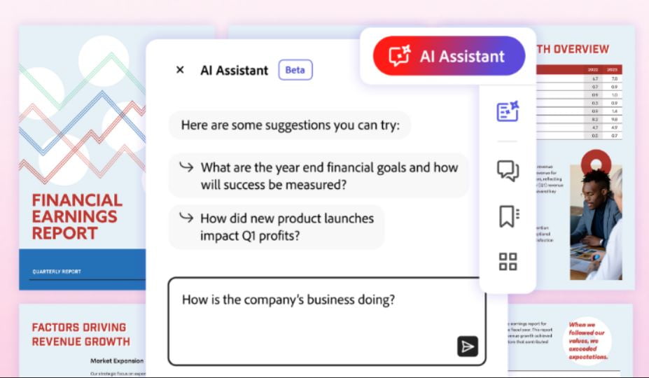 Adobe’s New AI Assistant for working with PDF