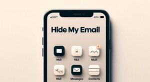 hide my email on iphone