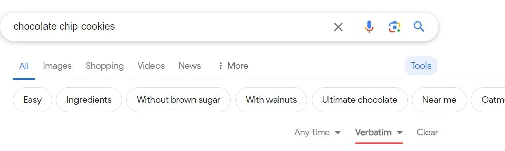 How to improve Google search results? say no to irrelevant search results verbatim mode in google search