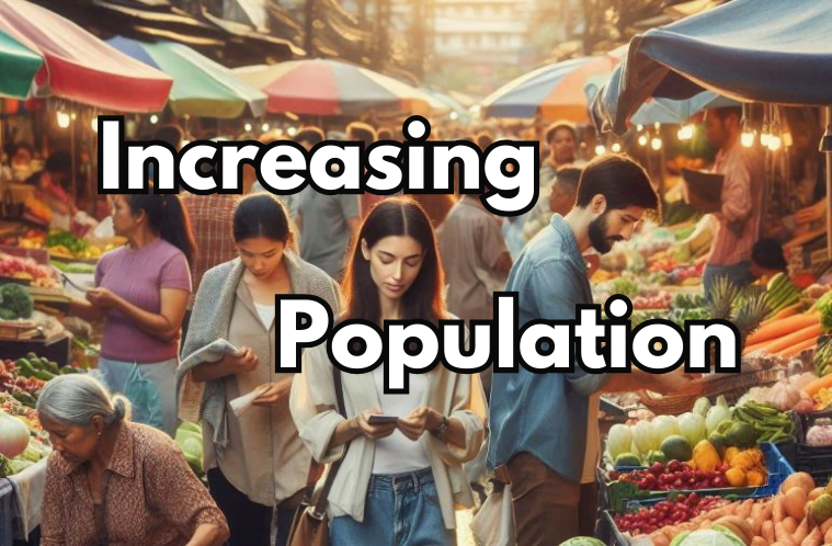 What if the world population continues to increase at predicted rates?