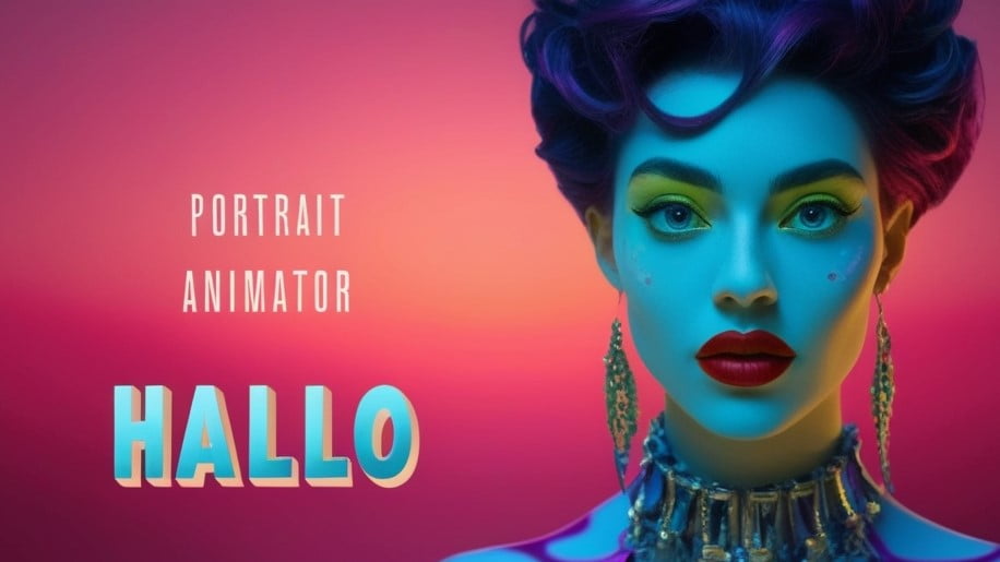 Bringing Photos to Life with Hallo By Making Portraits Talk