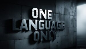 one language only