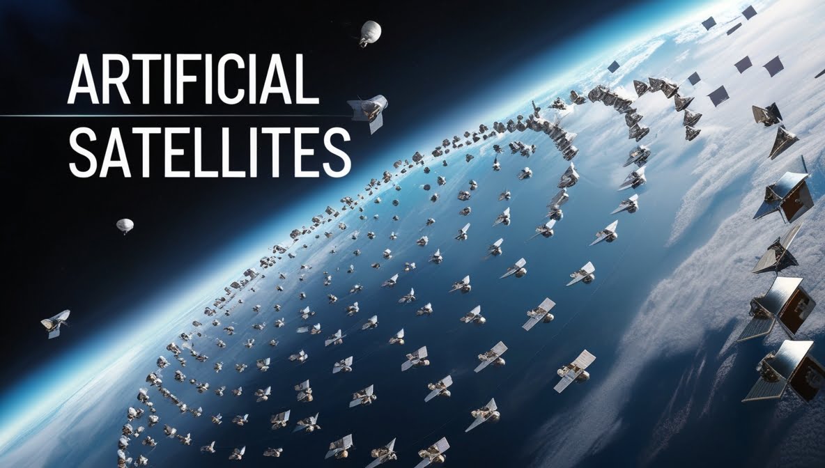 Artificial Satellites Revolving Around Earth in 2024