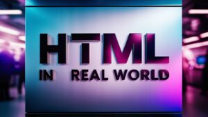 html in real world